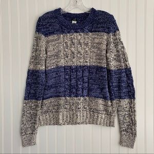 J. Crew wide stripe sweater SIZE XL